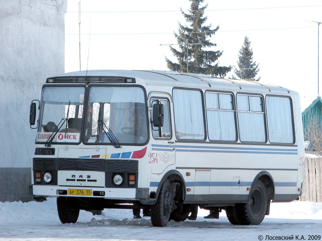 Омская область, ПАЗ-32053 № 254