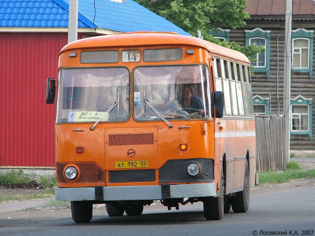 Omsk region, LiAZ-677M # 14