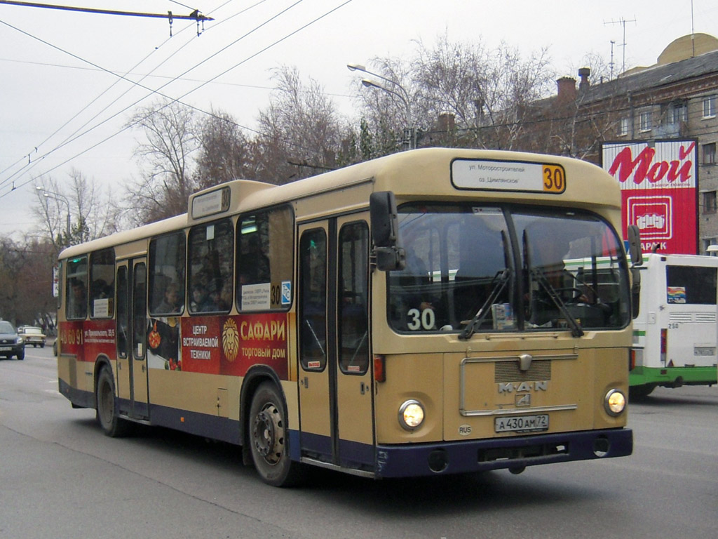 Tumen region, MAN 192 SL200 # А 430 АМ 72