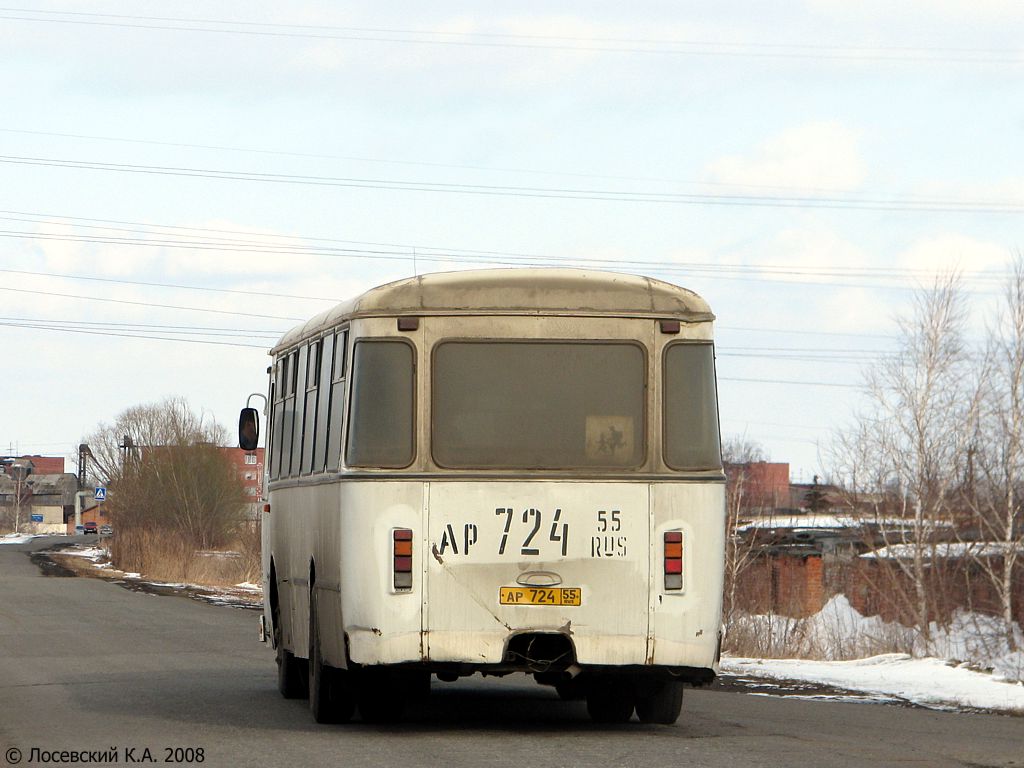 Омская область, ЛиАЗ-677М № АР 724 55