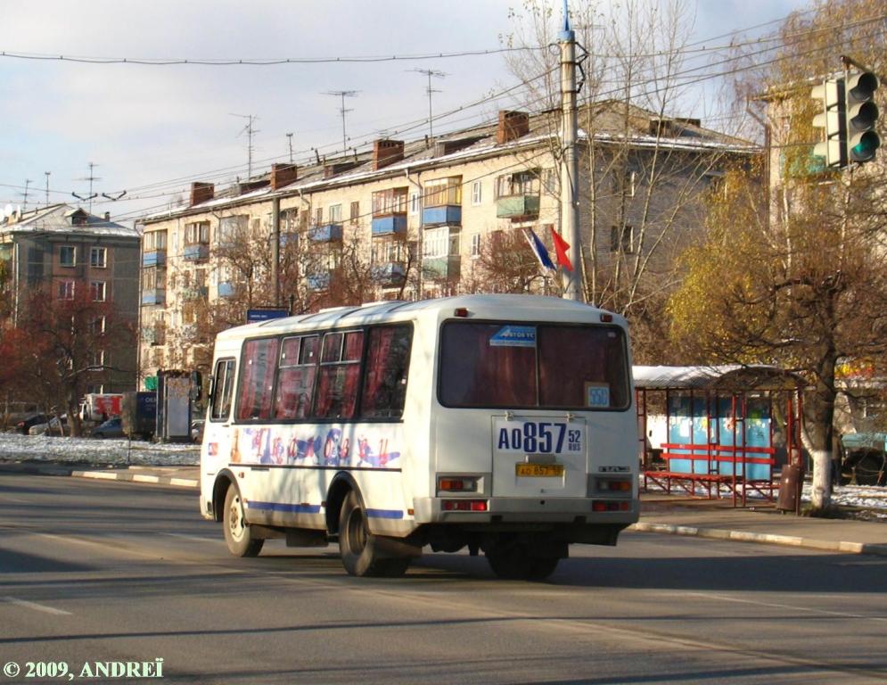 Нижегородская область, ПАЗ-32053 № АО 857 52