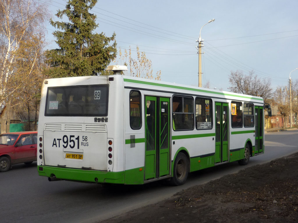 Пензенская область, ЛиАЗ-5256.45 № АТ 951 58