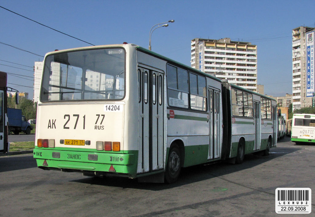 Moskva, Ikarus 280.33M č. 14204