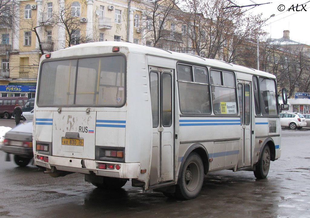 Воронежская область, ПАЗ-32054 № АХ 830 36