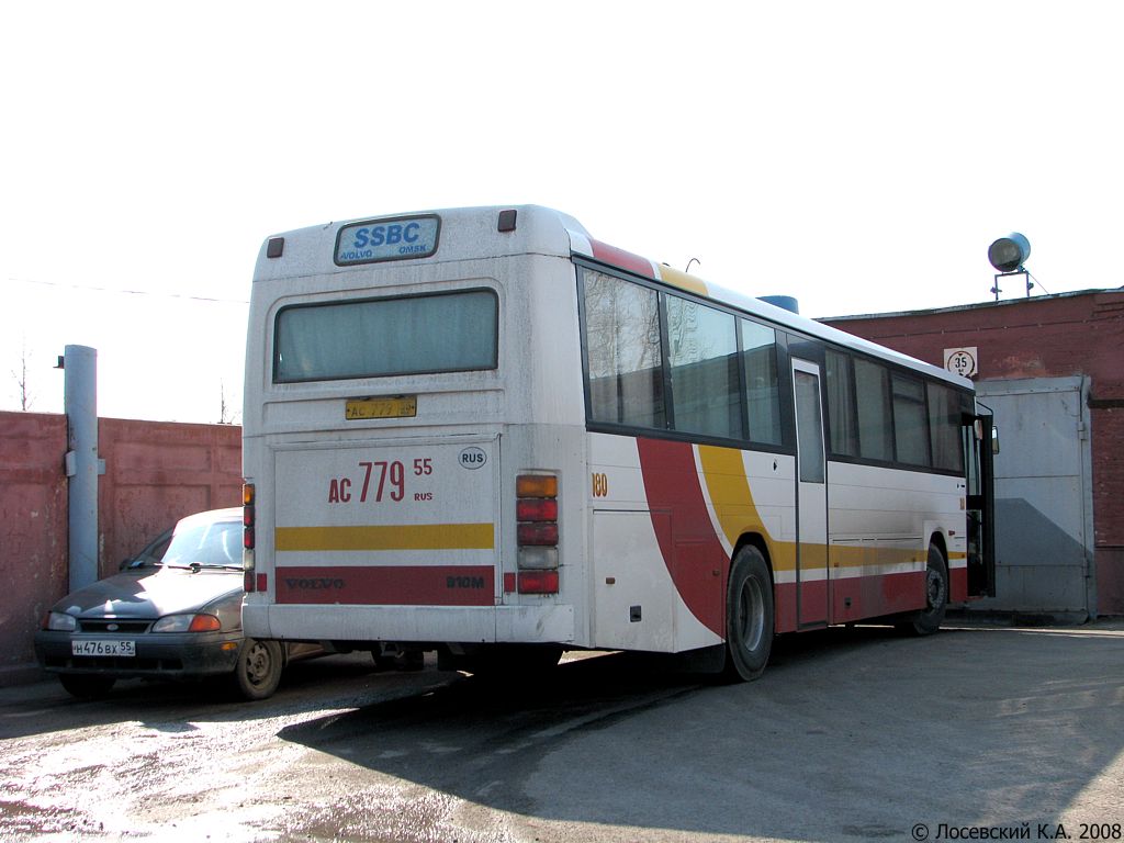 Омская область, СибСкан (Volvo B10M-60F) № 180