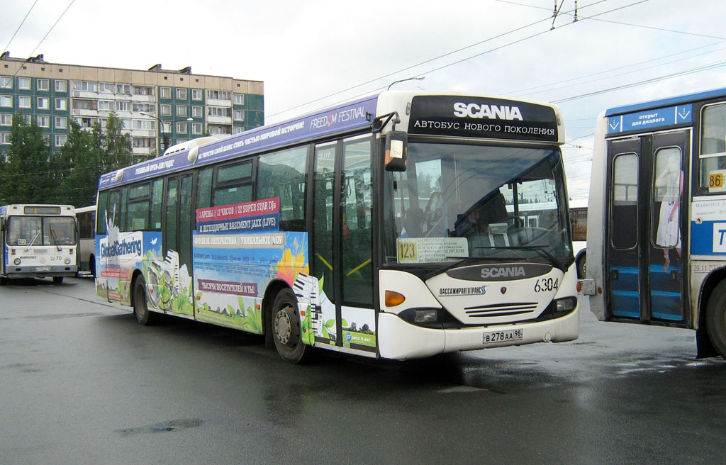 Санкт-Петербург, Scania OmniLink I (Скания-Питер) № 6304