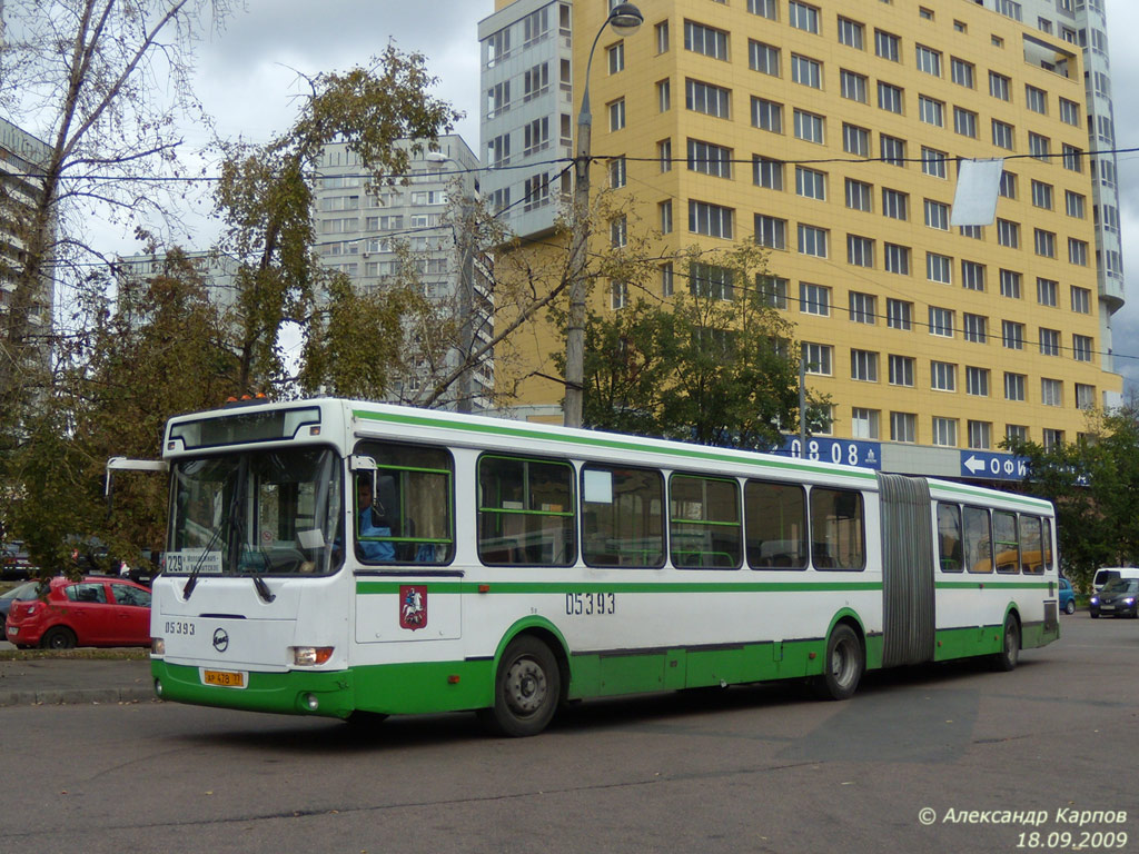 Москва, ЛиАЗ-6212.01 № 05393