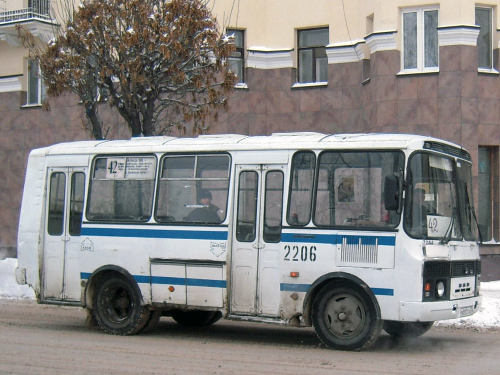 Тюменская область, ПАЗ-32051-110 № 2206