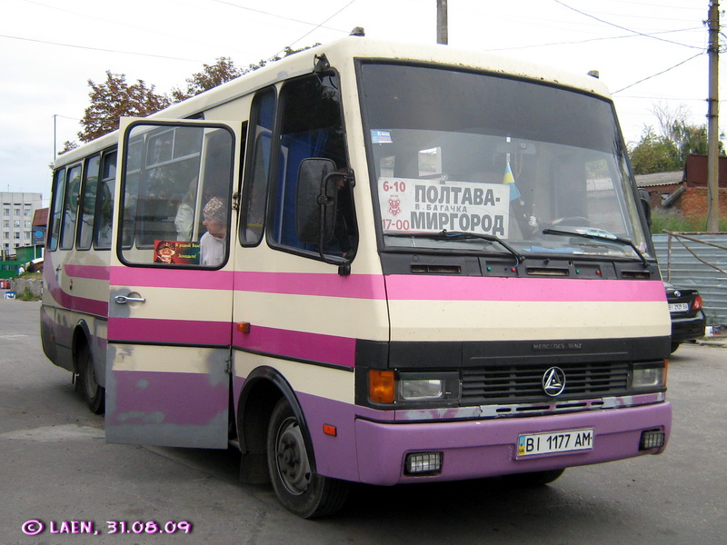 Полтавская область, БАЗ-А079.23 "Мальва" № BI 1177 AM