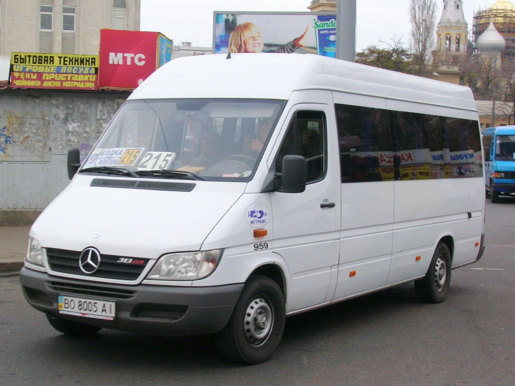 Одесская область, Mercedes-Benz Sprinter W903 313CDI № 959