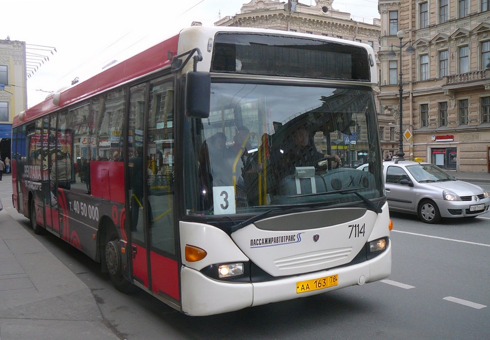 Санкт-Петербург, Scania OmniLink I (Скания-Питер) № 7114