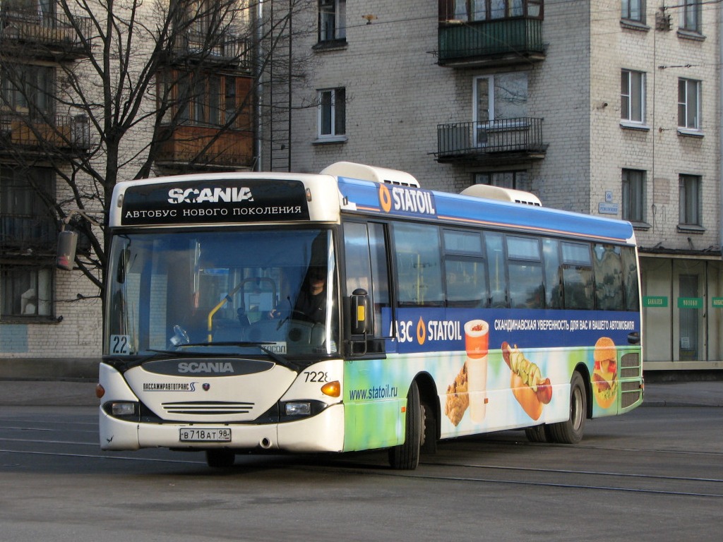 Санкт-Петербург, Scania OmniLink I (Скания-Питер) № 7228