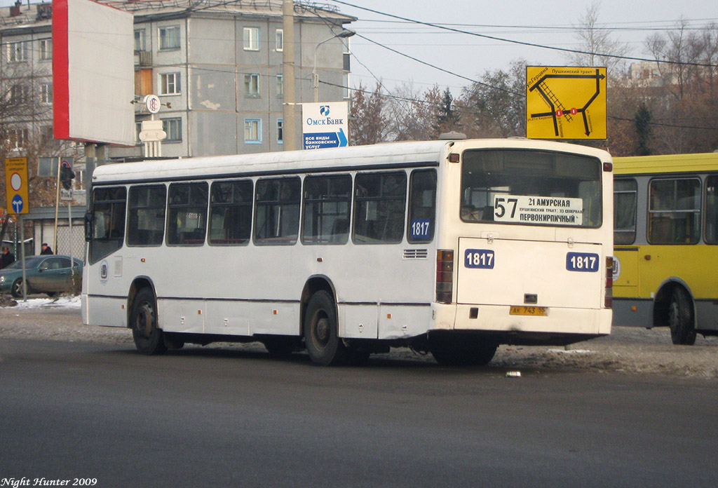 Омская область, Mercedes-Benz O345 № 1817