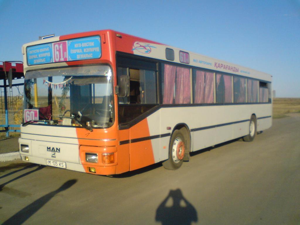 Карагандинская область, MAN 895 NL202 № M 135 KS