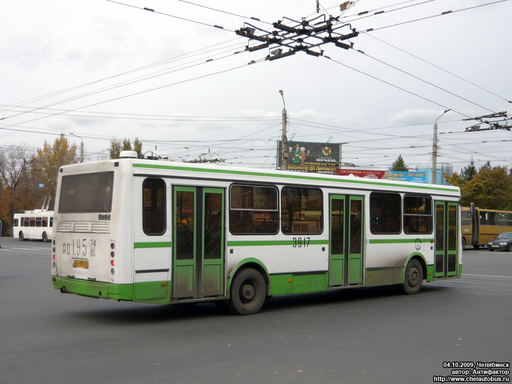 Челябинская область, ЛиАЗ-5256.25 № 3917