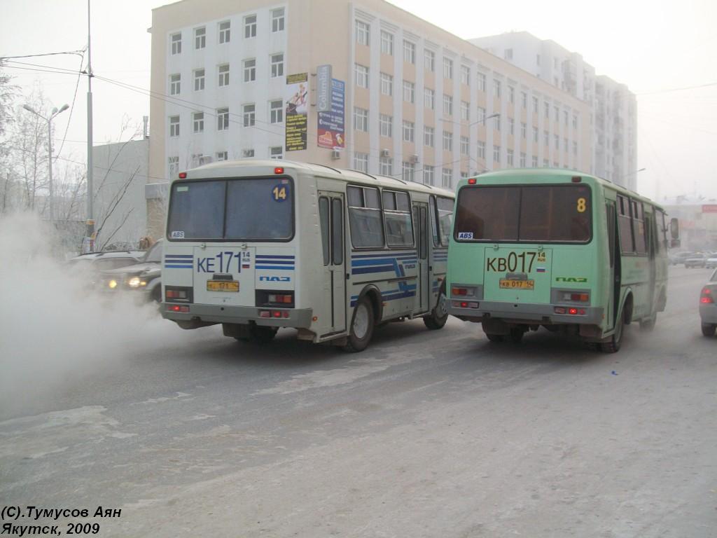 Саха (Якутия), ПАЗ-32054 № КЕ 171 14; Саха (Якутия), ПАЗ-32054 № КВ 017 14