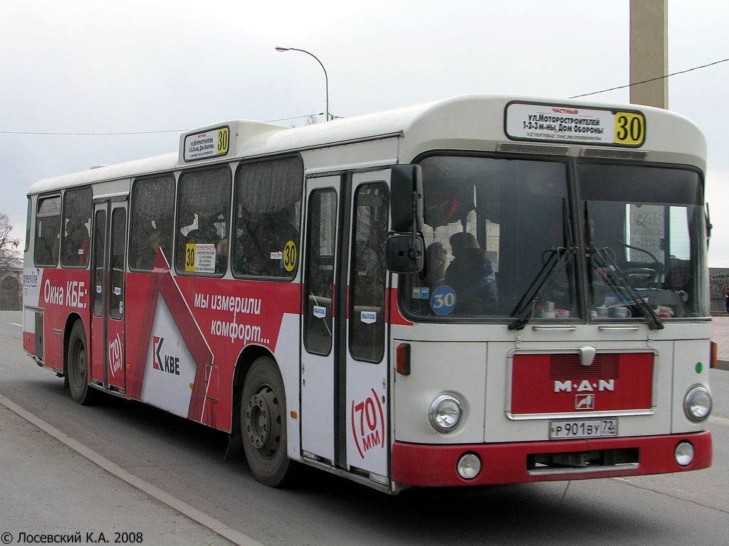 Тюменская область, MAN 192 SL200 № Р 901 ВУ 72