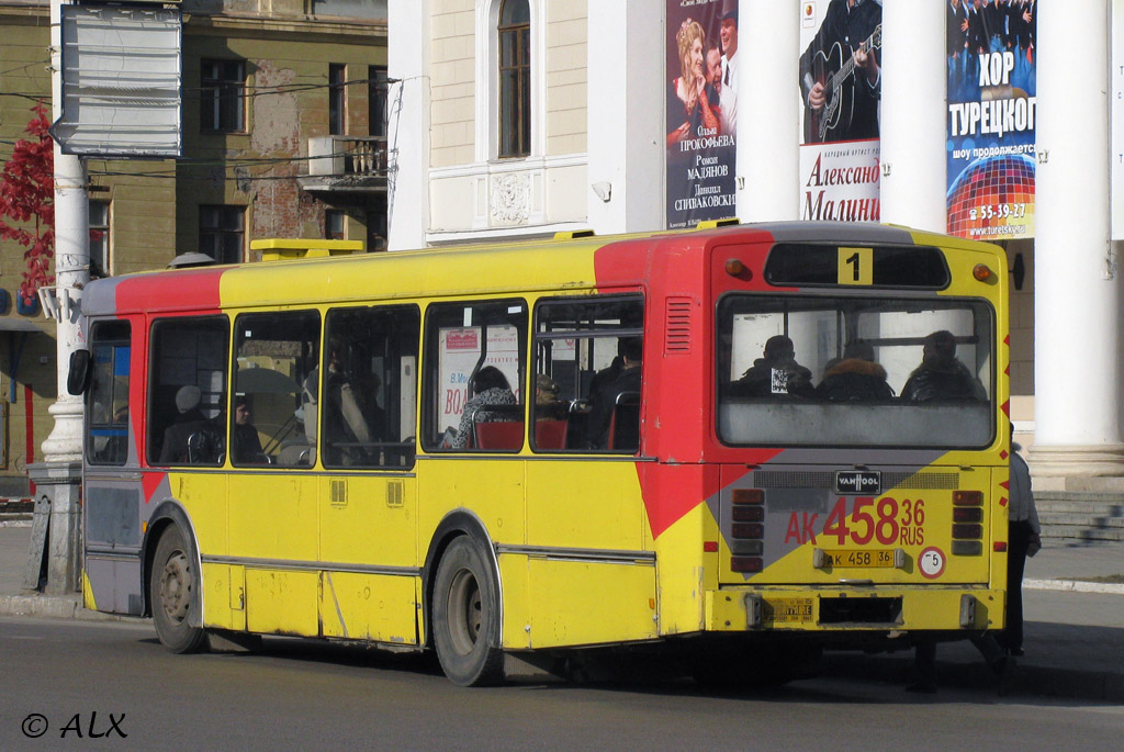 Воронежская область, Van Hool A120/50 № АК 458 36