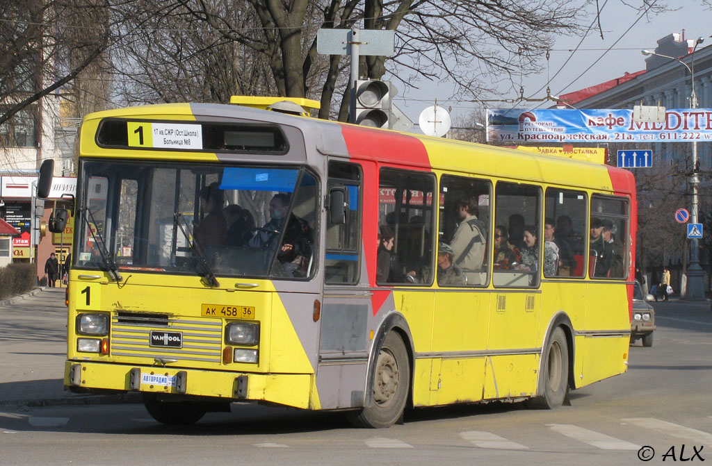 Воронежская область, Van Hool A120/50 № АК 458 36