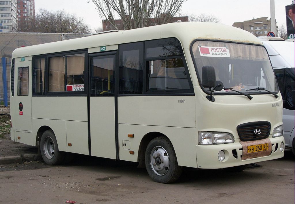 Ростовская область, Hyundai County SWB C08 (РЗГА) № КВ 260 61