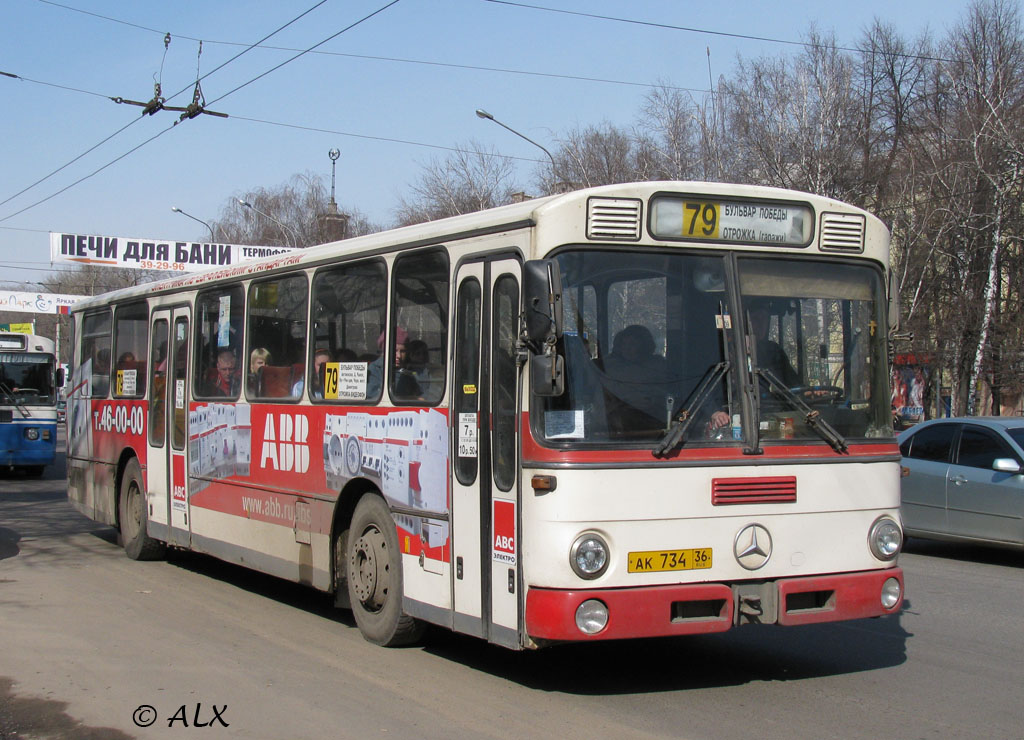 Воронежская область, Mercedes-Benz O307 № АК 734 36