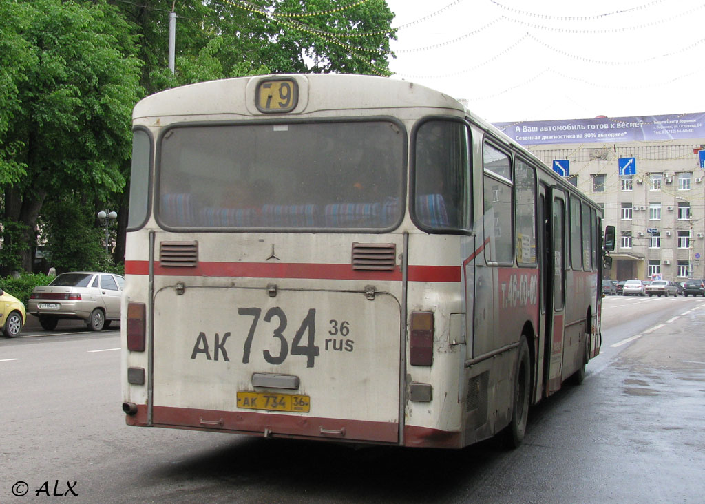 Воронежская область, Mercedes-Benz O307 № АК 734 36