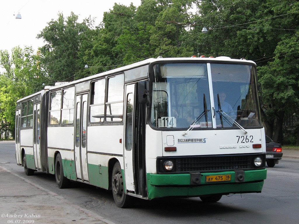 Санкт-Петербург, Ikarus 280.33O № 7262