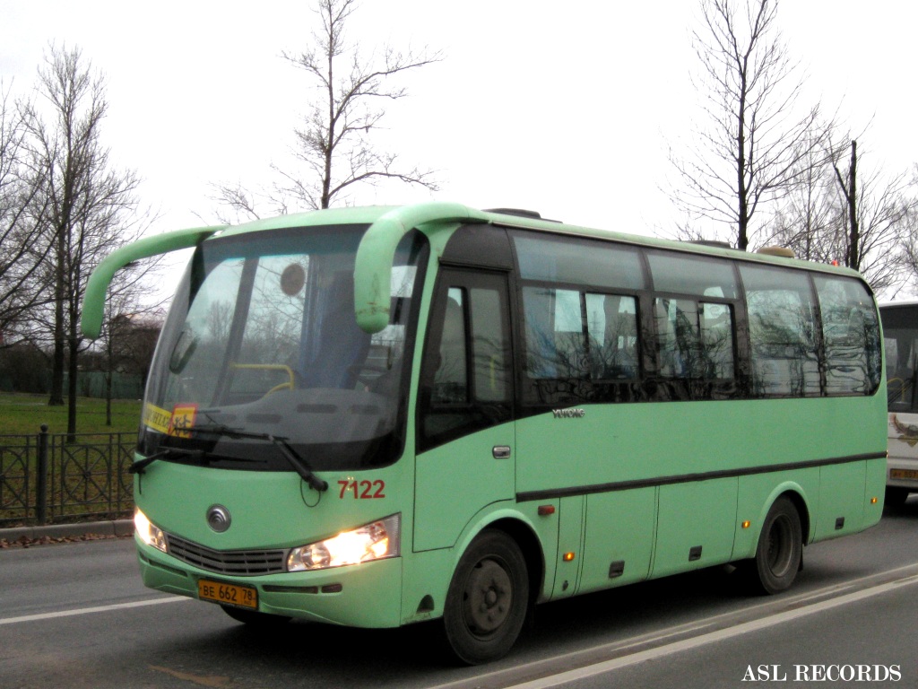 Санкт-Петербург, Yutong ZK6737D № 7122