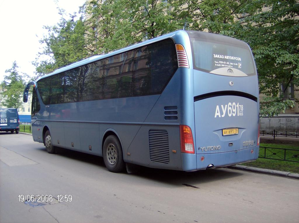 Санкт-Петербург, Yutong ZK6119HA № АУ 691 78