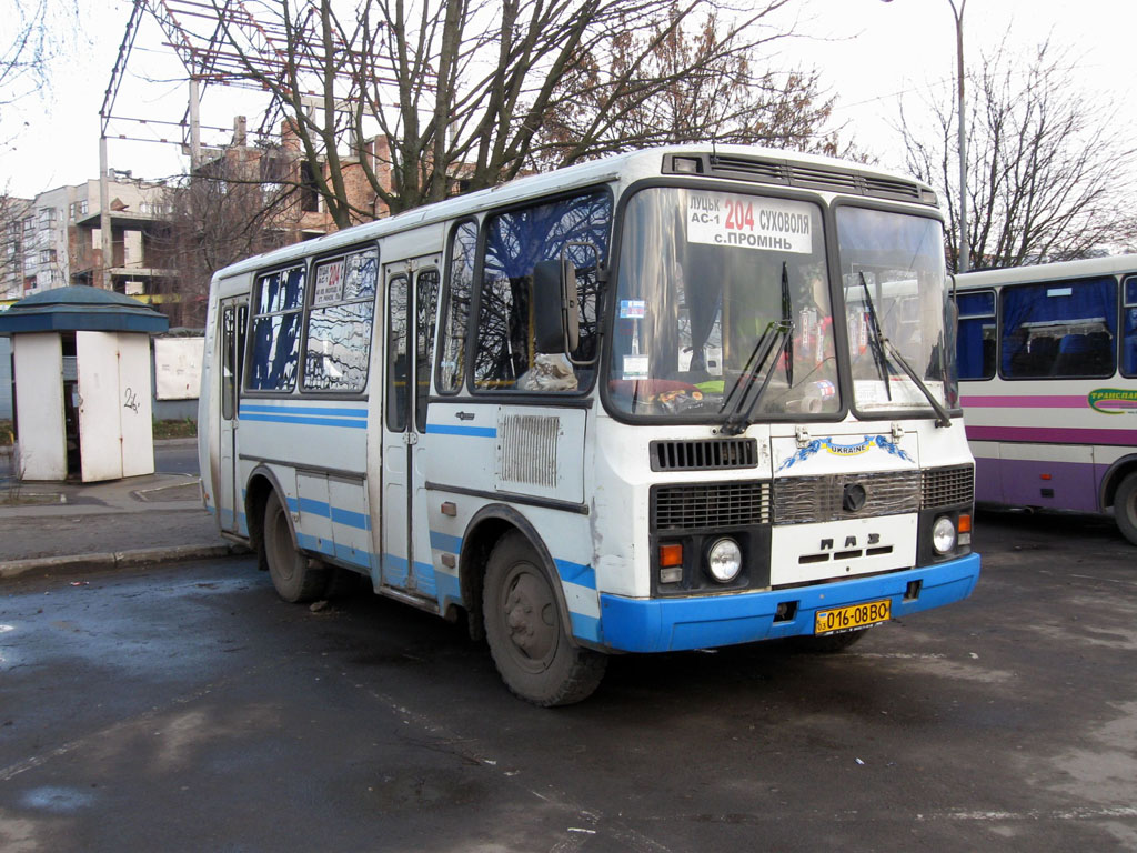 Волынская область, ПАЗ-32054 № 016-08 ВО