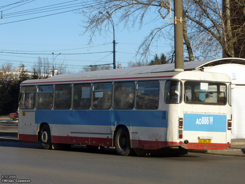 Пензенская область, MAN 192 SL200 № АО 886 58