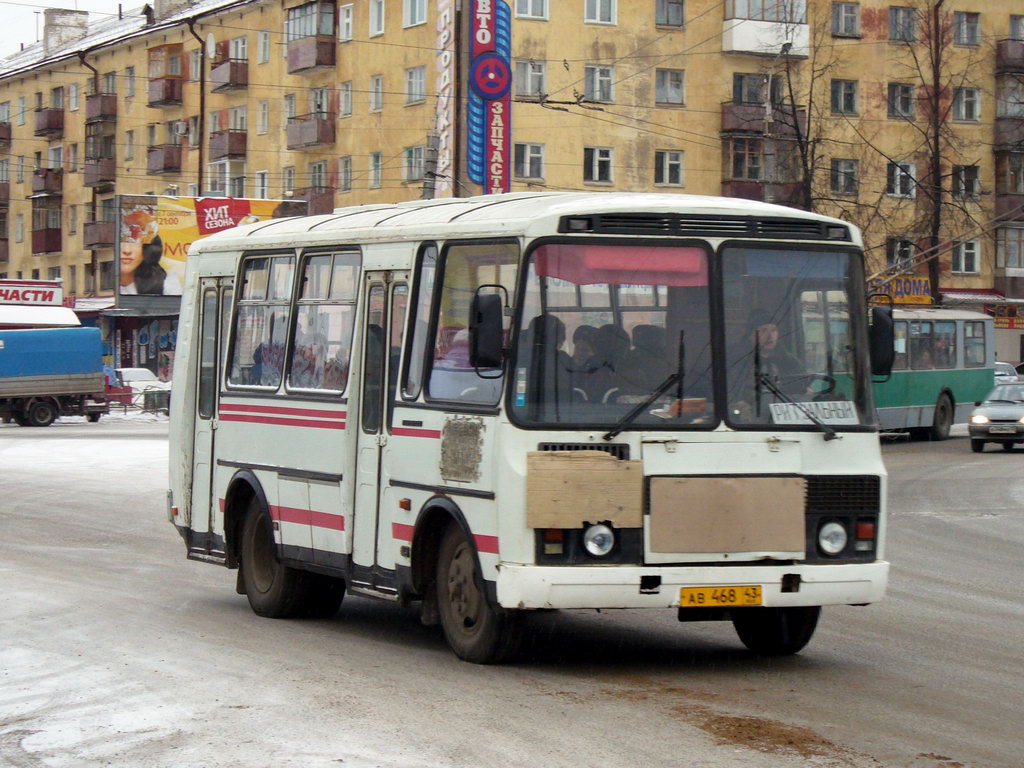 Кировская область, ПАЗ-32051-110 № АВ 468 43