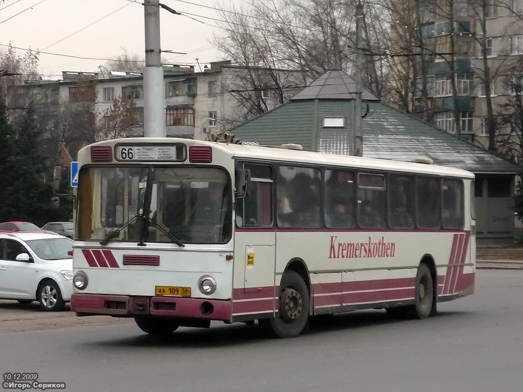 Пензенская область, Mercedes-Benz O307 № АА 109 58