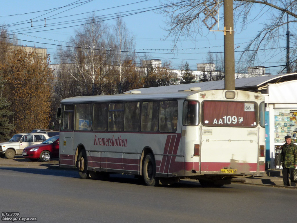 Пензенская область, Mercedes-Benz O307 № АА 109 58