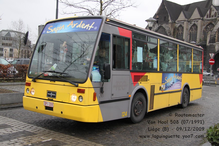 Belgia, Van Hool A508 Nr 124