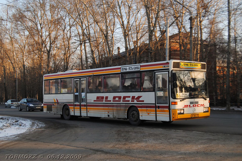 Пермский край, Mercedes-Benz O407 № АТ 661 59