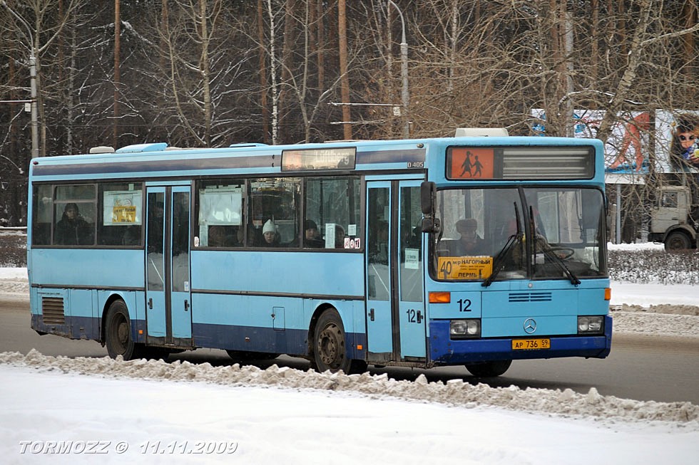 Пермский край, Mercedes-Benz O405 № АР 736 59