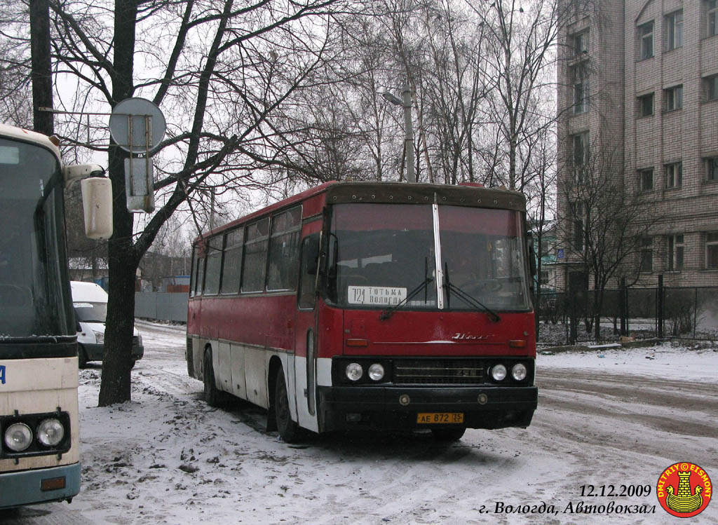 Вологодская область, Ikarus 256.54 № АЕ 872 35