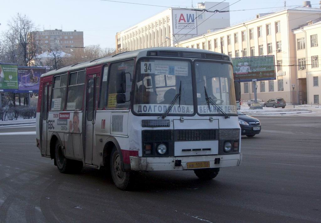 Нижегородская область, ПАЗ-32054 № АВ 108 52