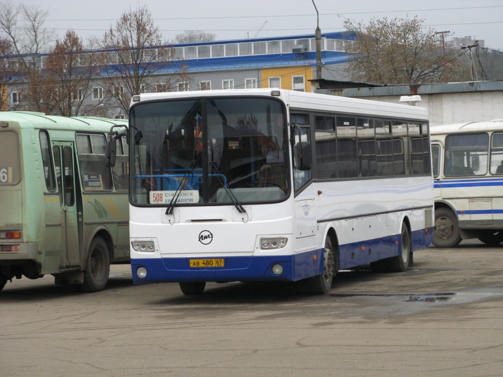 Смоленская область, ЛиАЗ-5256.34 (ГолАЗ) № АВ 480 67