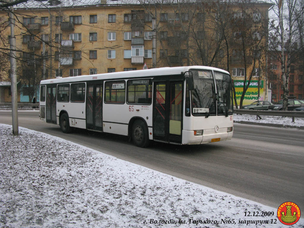 Вологодская область, Mercedes-Benz O345 № 65