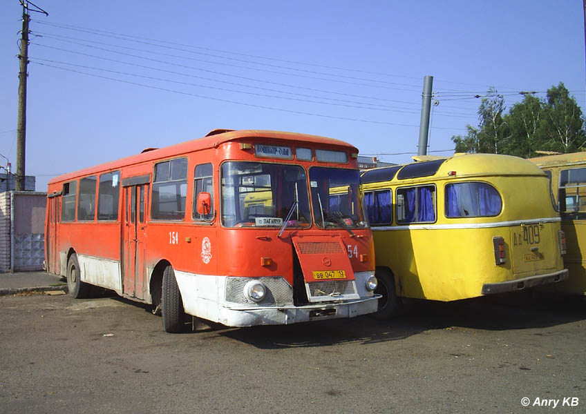 Марий Эл, ЛиАЗ-677МБ № 154; Марий Эл, ПАЗ-672М № АА 409 12