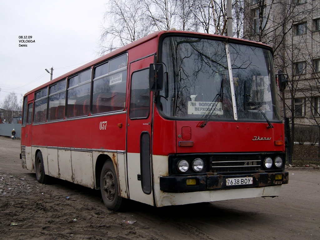 Вологодская область, Ikarus 256.54 № 037