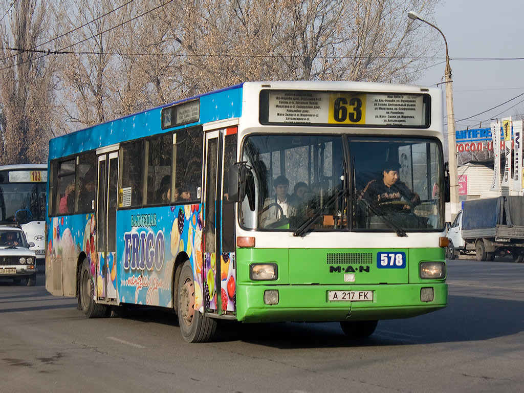 Алматы, MAN 791 SL202 № 578