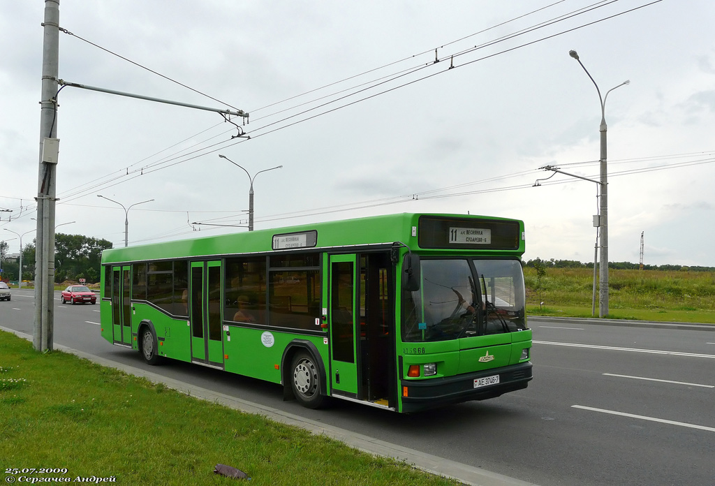 Mińsk, MAZ-103.065 Nr 013668