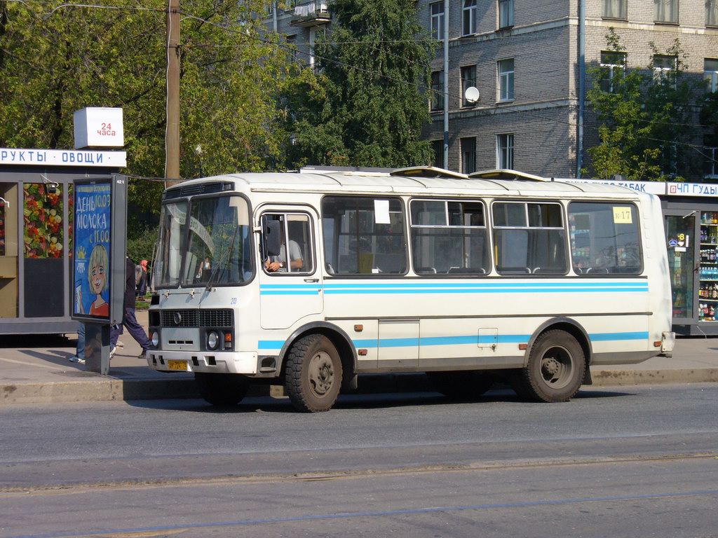 Санкт-Петербург, ПАЗ-32053 № АМ 724 78