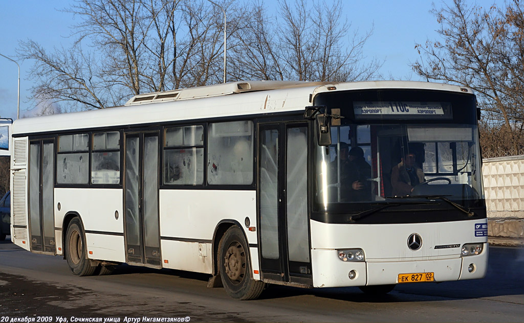 Башкортостан, Mercedes-Benz O345 Conecto C № ЕК 827 02