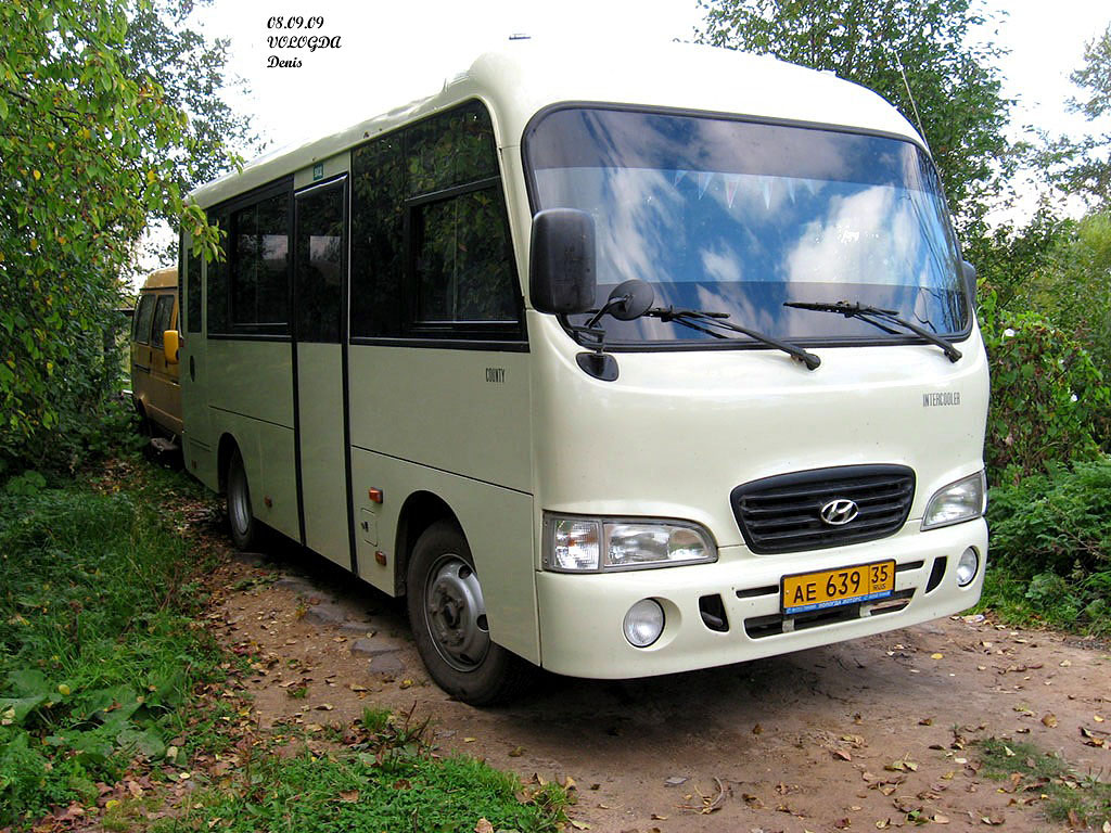 Вологодская область, Hyundai County SWB (группа ТагАЗ) № АЕ 639 35