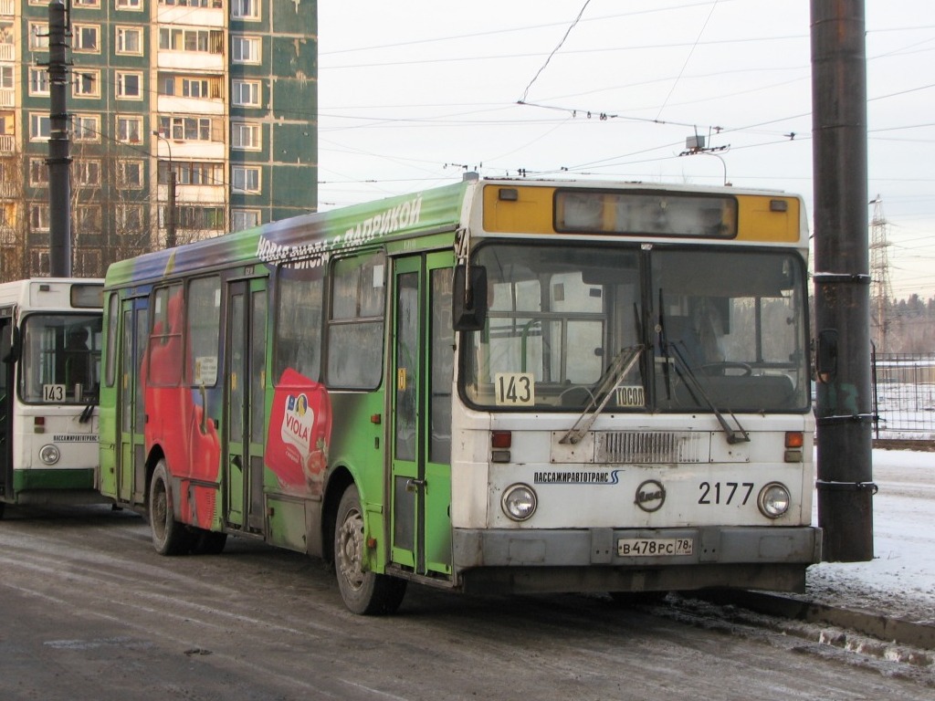 Санкт-Петербург, ЛиАЗ-5256.25 № 2177