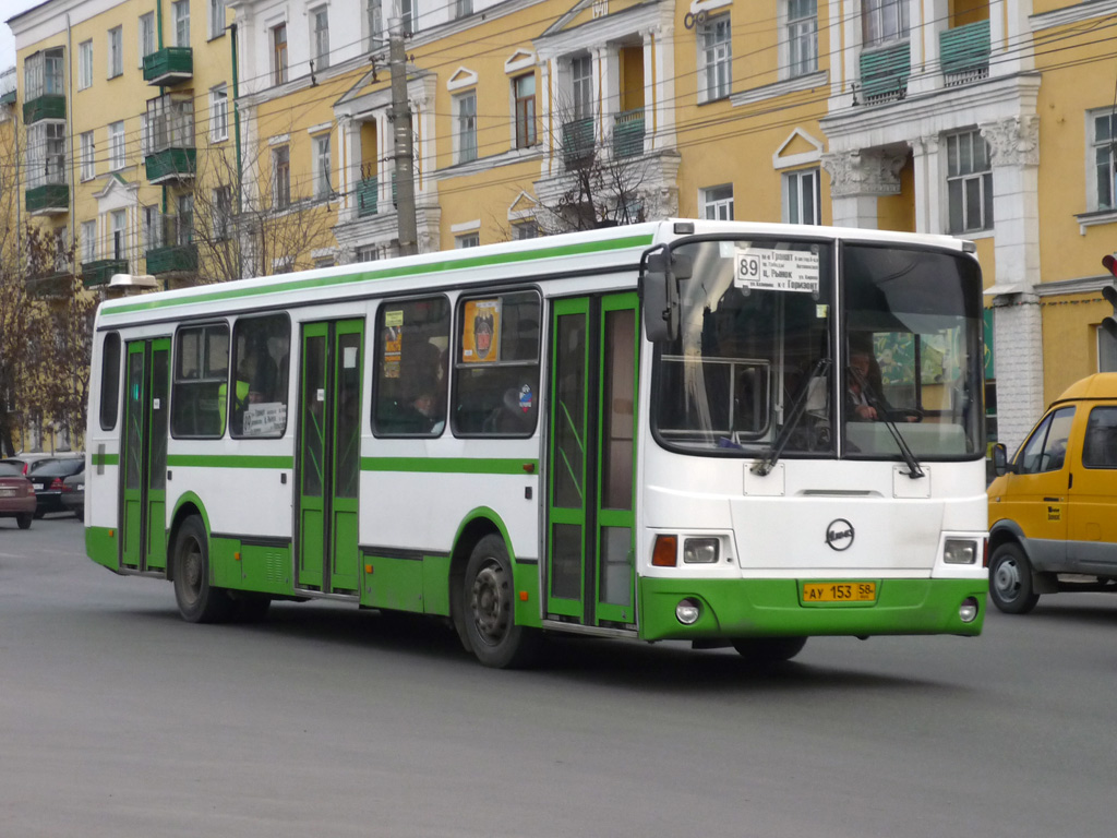 Пензенская область, ЛиАЗ-5256.45 № АУ 153 58